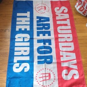 Patriotic Blue and Red Flag Decor